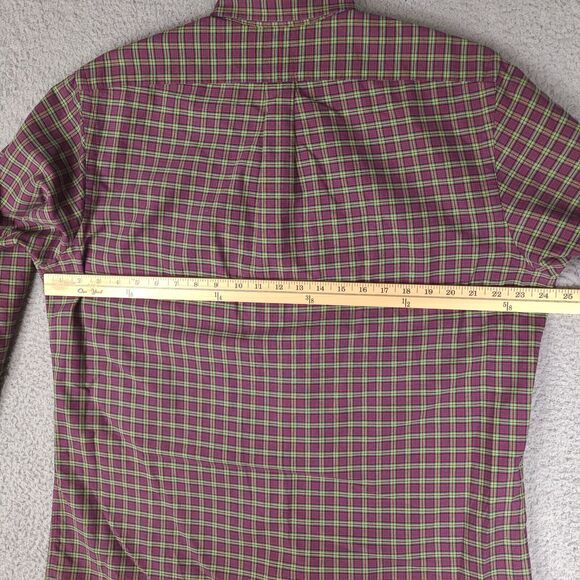 Ralph Lauren Shirt Mens Large Red Multicolor Plaid Button Down Long Sleeve - Picture 12 of 16